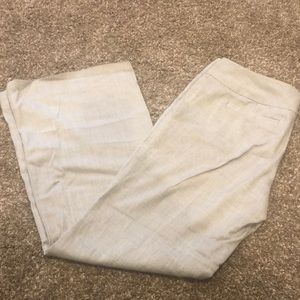 The Limited Light Gray Woven Pants